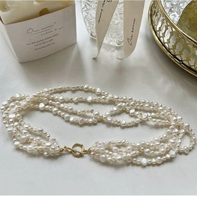 Gray Freshwater Pearl Necklace